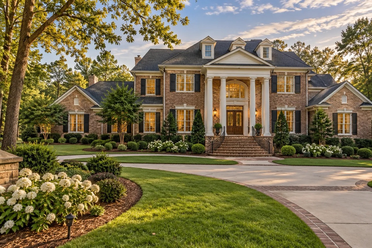 A classic brick home in Upstate South Carolina